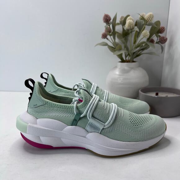 Sorel Explorer Defy Low Sneaker Green NL4817-390 Women's 8.5 Tried On - Picture 1 of 10